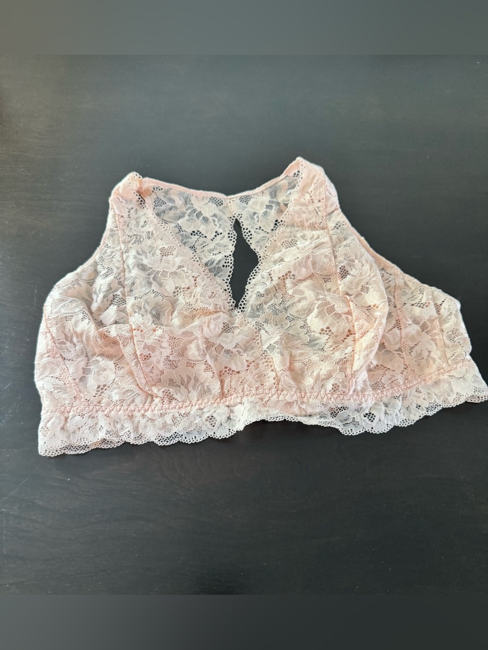 Soma Peach Blossom Lace Embraceable Bralette size XXL NWT atleisure comfy